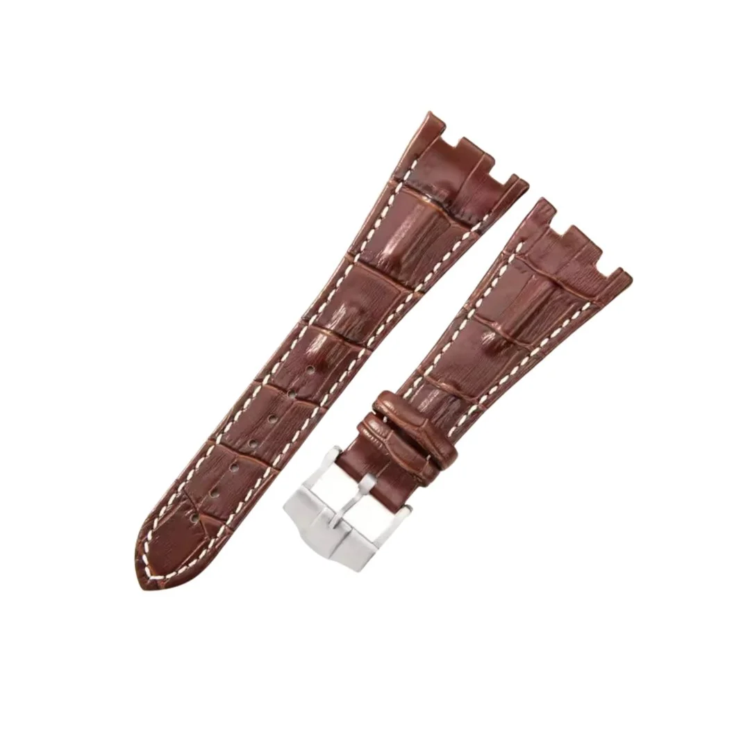 Crocodile Strap - For all Audemars Piguet Offshore 42mm - Brown - Image 2