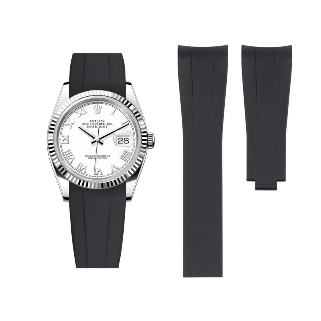 Deployant Strap - For Rolex Datejust 36 - Black