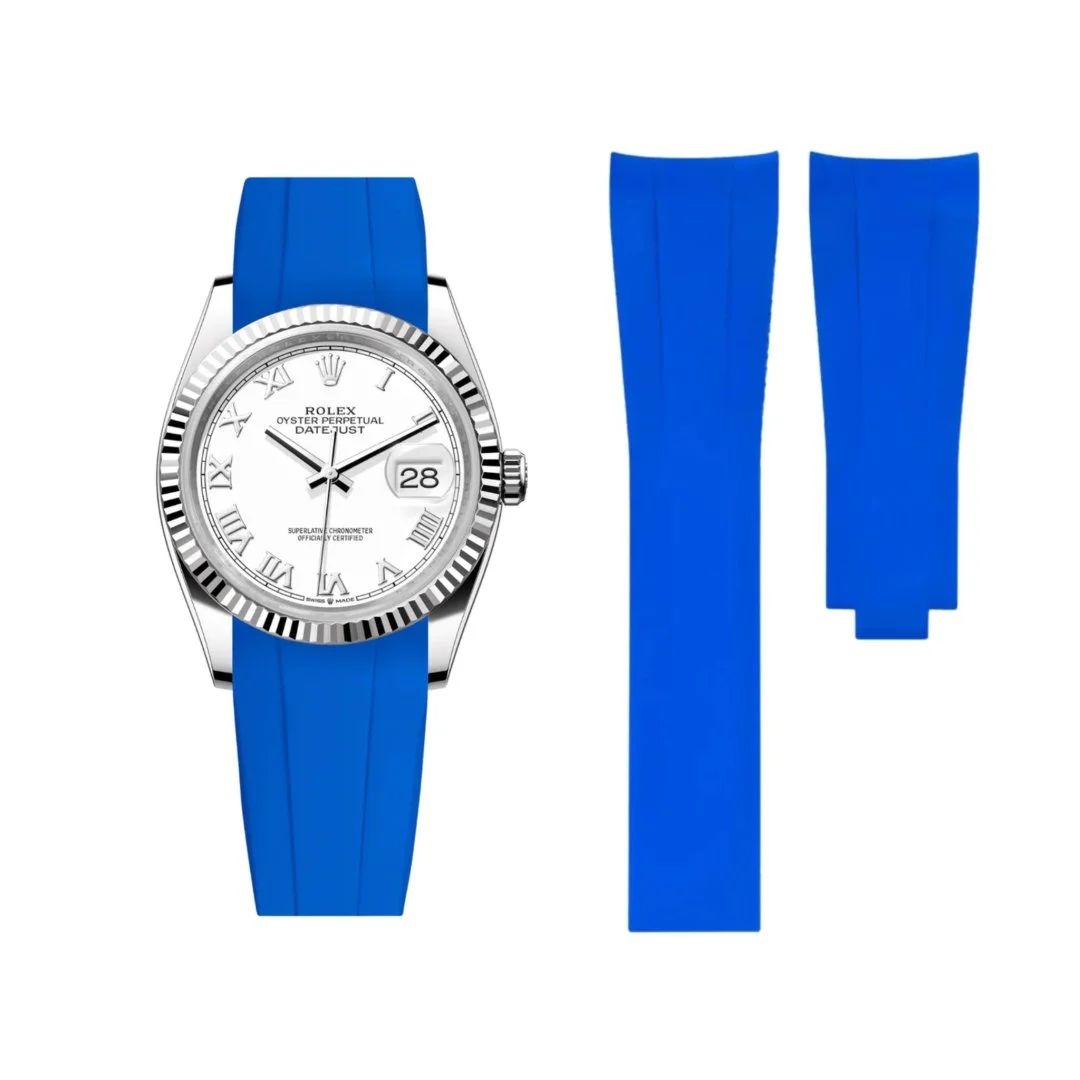 Deployant Strap - For Rolex Datejust 36 - Blue