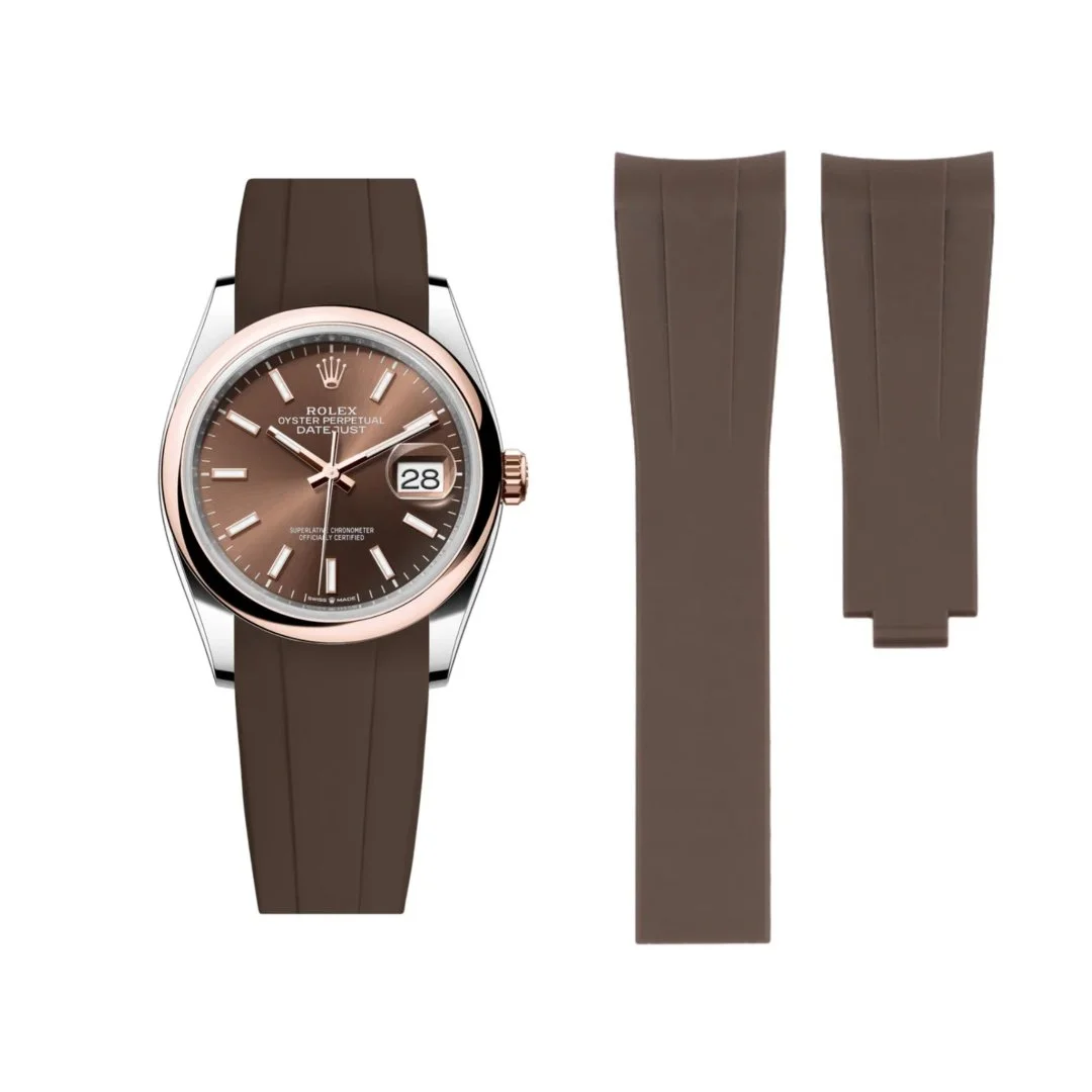 Deployant Strap - For Rolex Datejust 36 - Brown