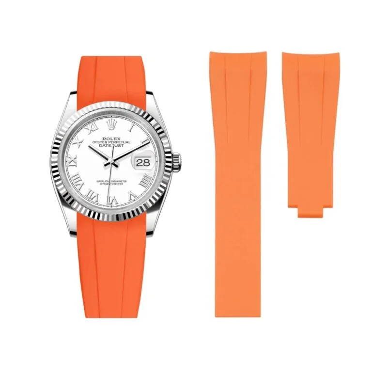 Deployant Strap - For Rolex Datejust 36 - Orange
