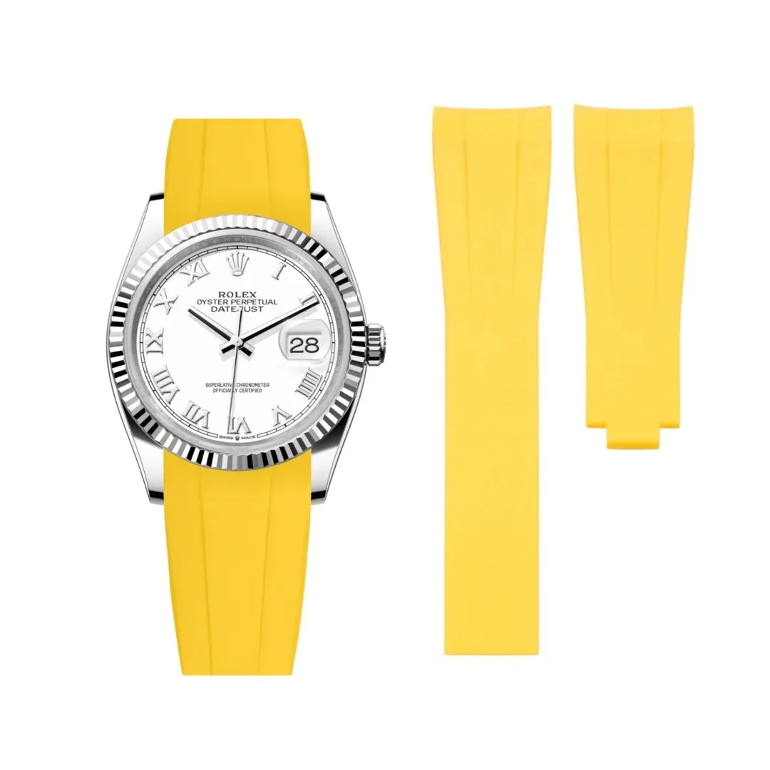 Deployant Strap - For Rolex Datejust 36 - Yellow