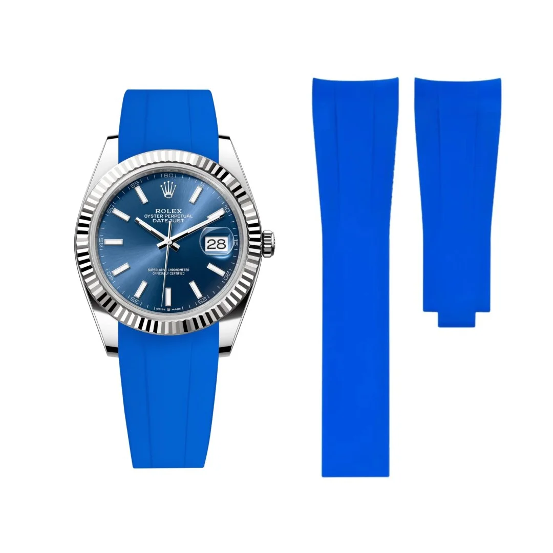 Deployant Strap - For Rolex Datejust 41mm - Blue