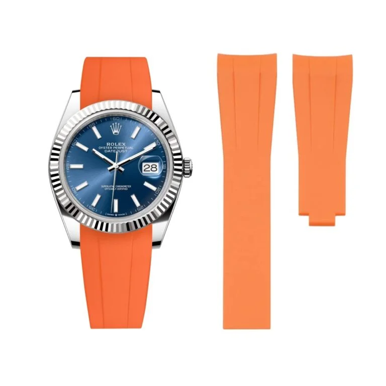Deployant Strap - For Rolex Datejust 41mm - Orange