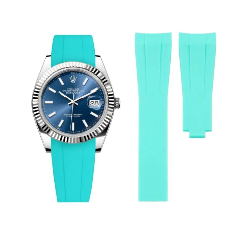 Deployant Strap - For Rolex Datejust 41mm - Turquoise