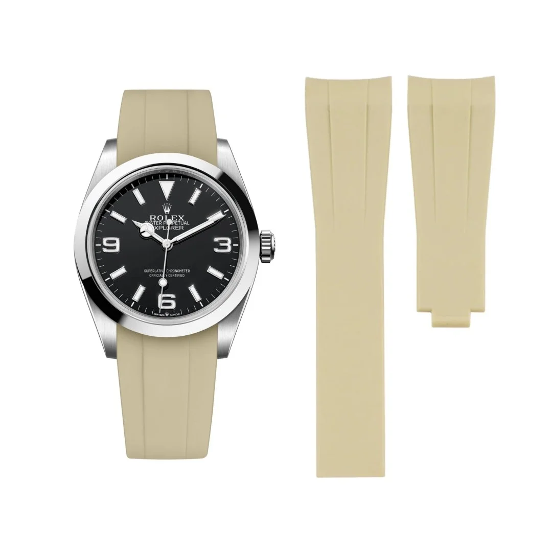Deployant Strap - For Rolex Explorer I - Beige