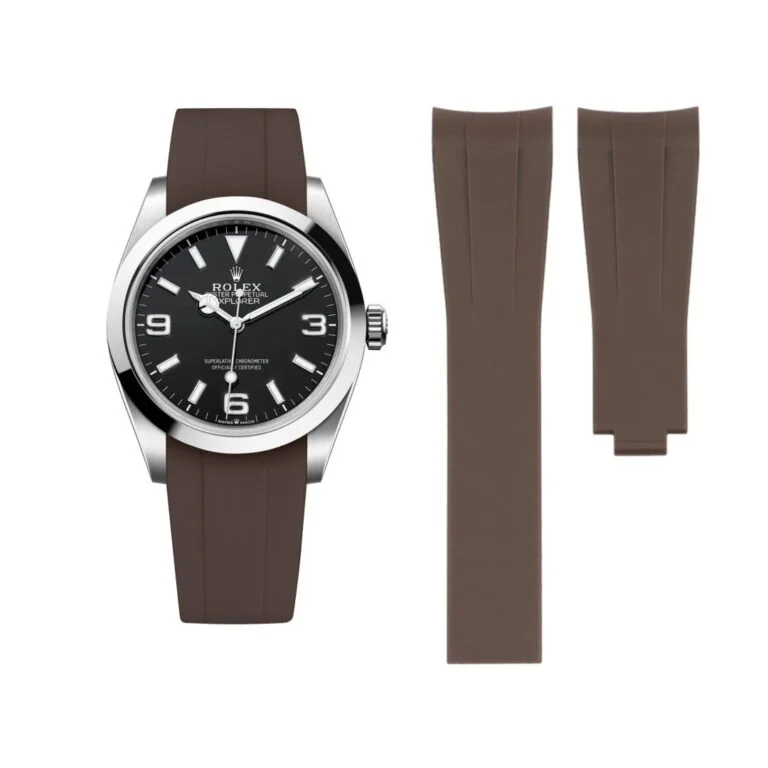 Deployant Strap - For Rolex Explorer I - Brown