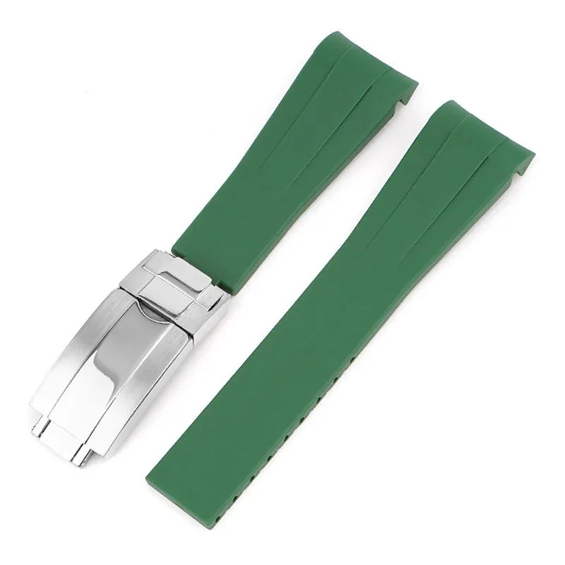 Deployant Strap - For Rolex Explorer I - Green - Image 3