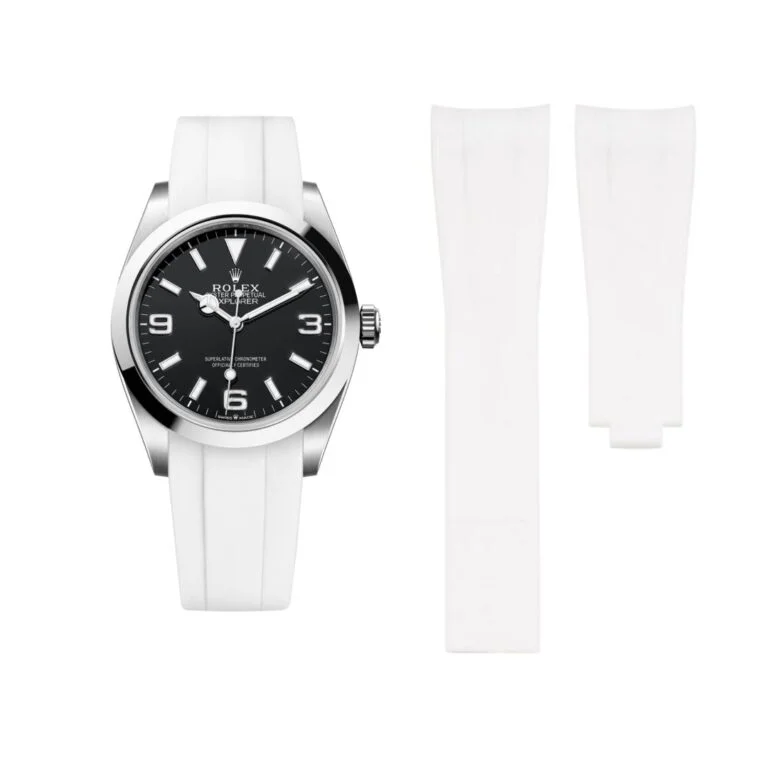 Deployant Strap - For Rolex Explorer I - White