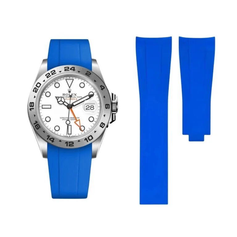 Deployant Strap - For Rolex Explorer II - Blue