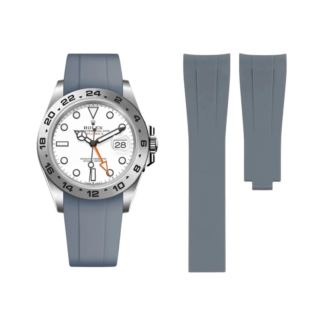 Deployant Strap - For Rolex Explorer II - Grey