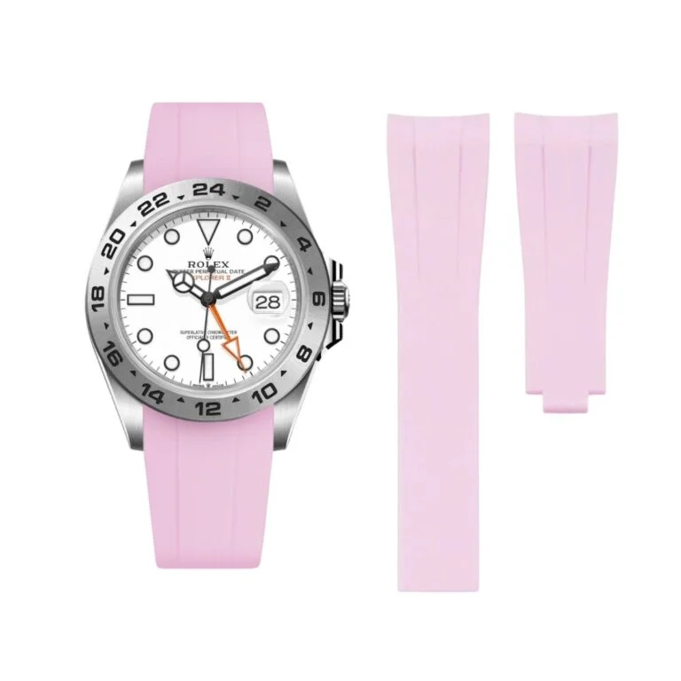 Deployant Strap - For Rolex Explorer II - Pink