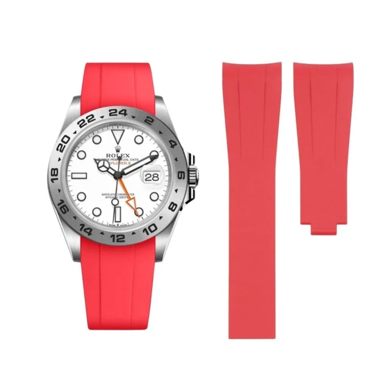 Deployant Strap - For Rolex Explorer II - Red