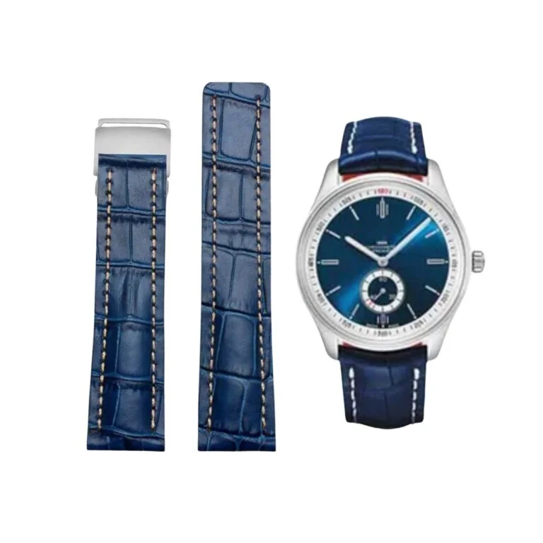 Leather Strap - For Breitling Watches - Blue