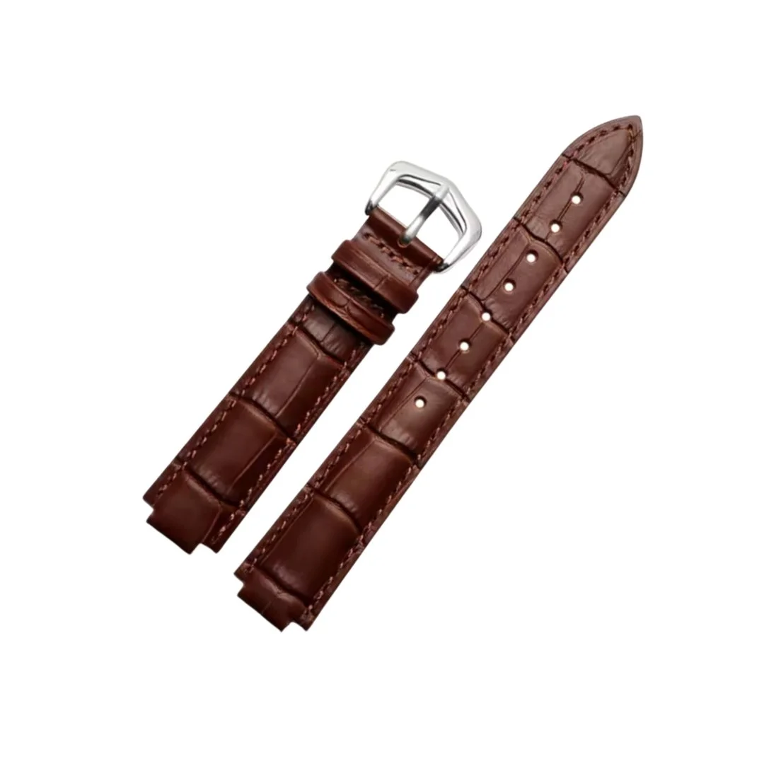 Leather Strap - For Cartier Ballon Bleu - Brown - Image 4