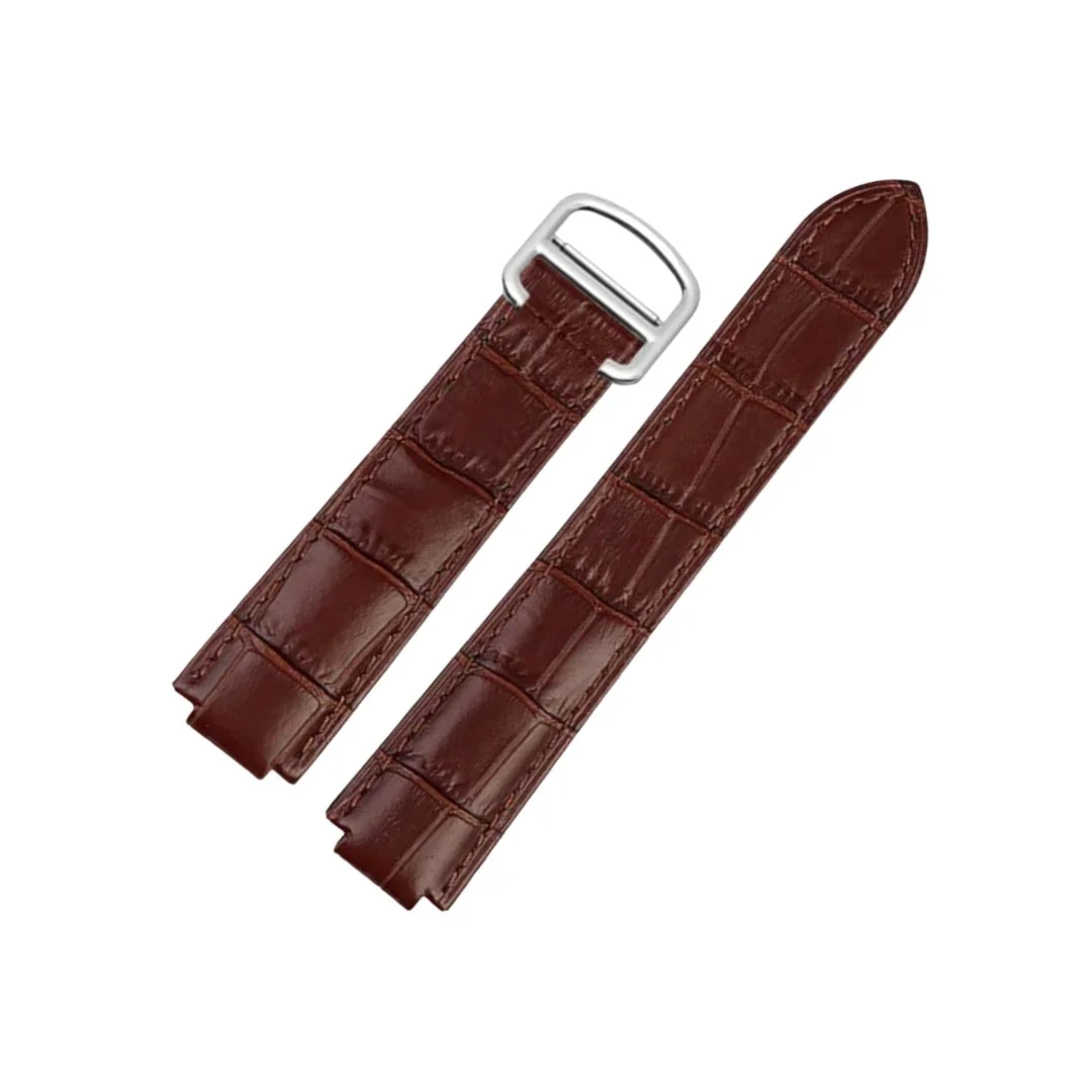 Leather Strap - For Cartier Ballon Bleu - Brown