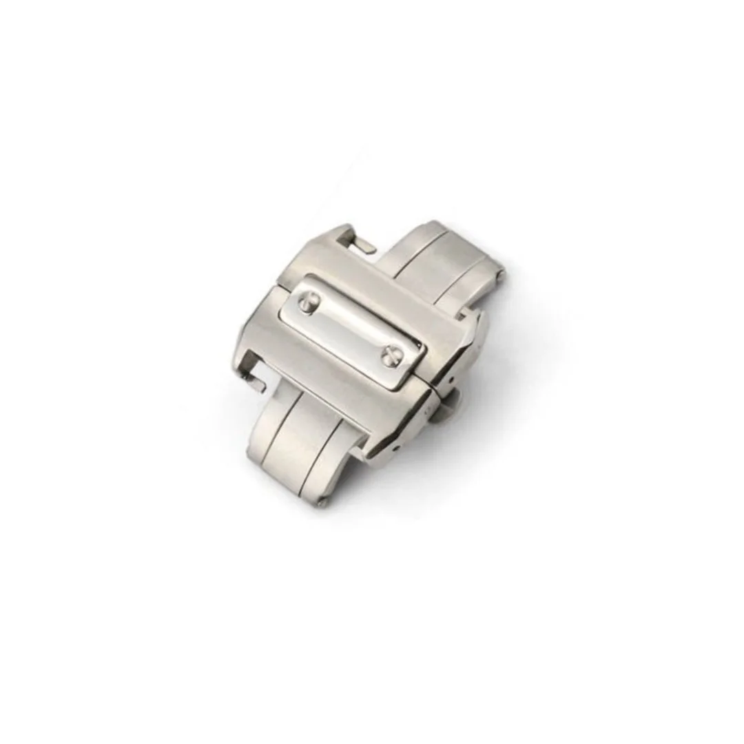 Leather Strap - For Cartier Santos 100 - Beige - Image 3