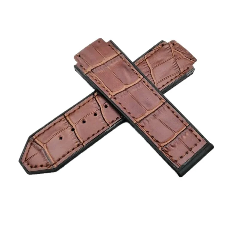 Leather Strap - For Hublot Big Bang 44mm - Brown