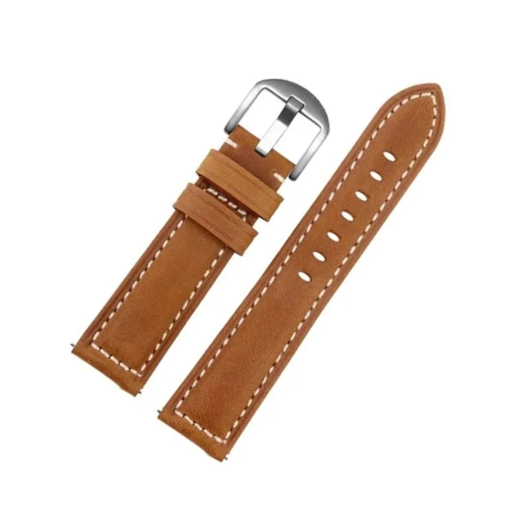 Leather Strap for MoonSwatch - Beige