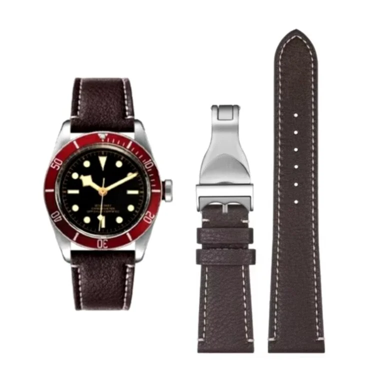 Leather Strap - For Tudor - Brown