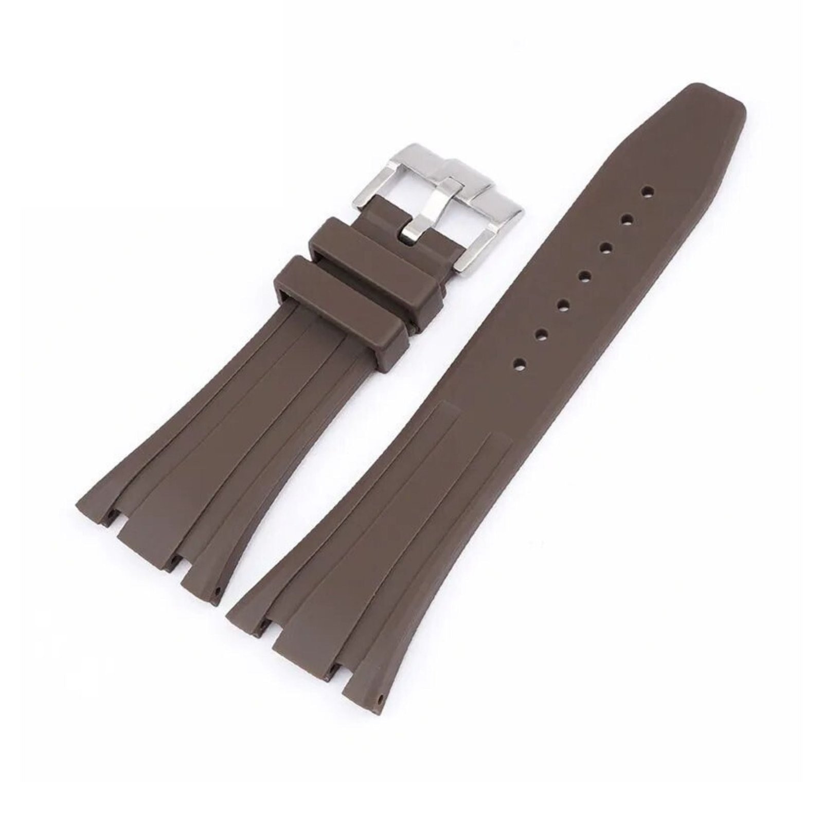 Rubber Strap - For all Audemars Piguet Royal Oak 39mm - Brown
