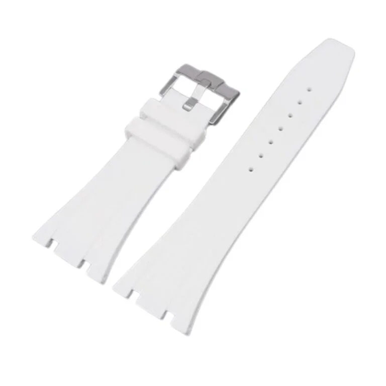Rubber Strap - For all Audemars Piguet Royal Oak 41mm - White