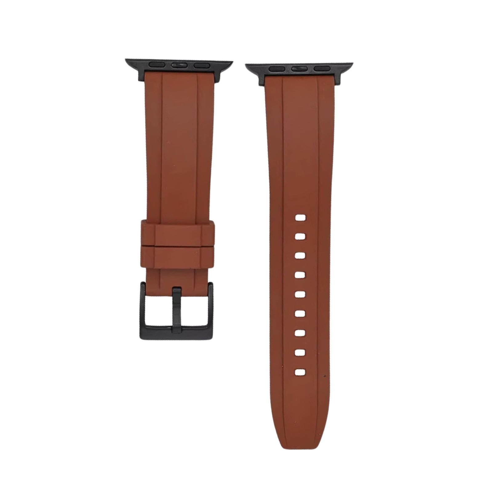 Rubber Strap - For all Apple Watch Models - Brown