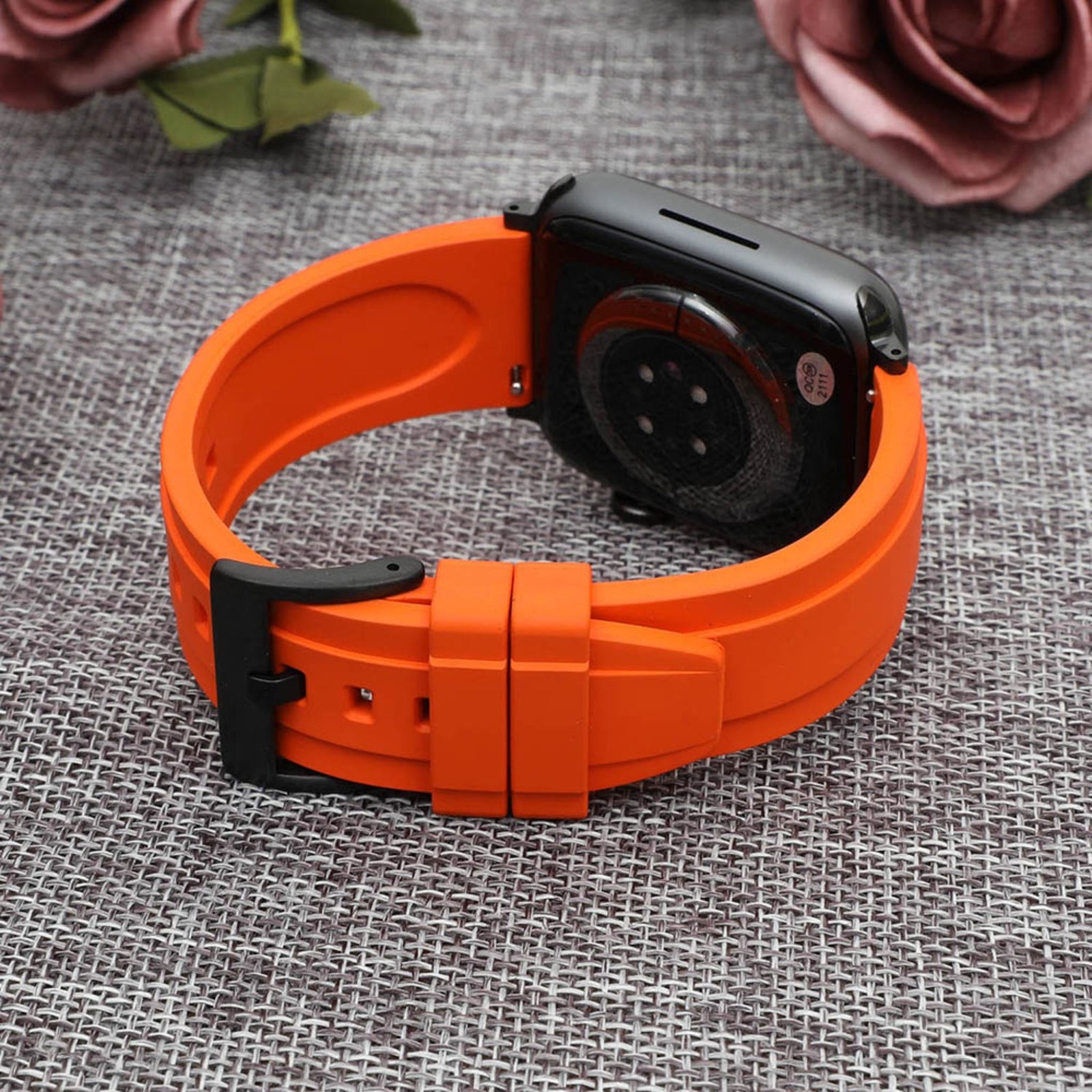 Rubber Strap - For all Apple Watch Models - Orange - Image 3