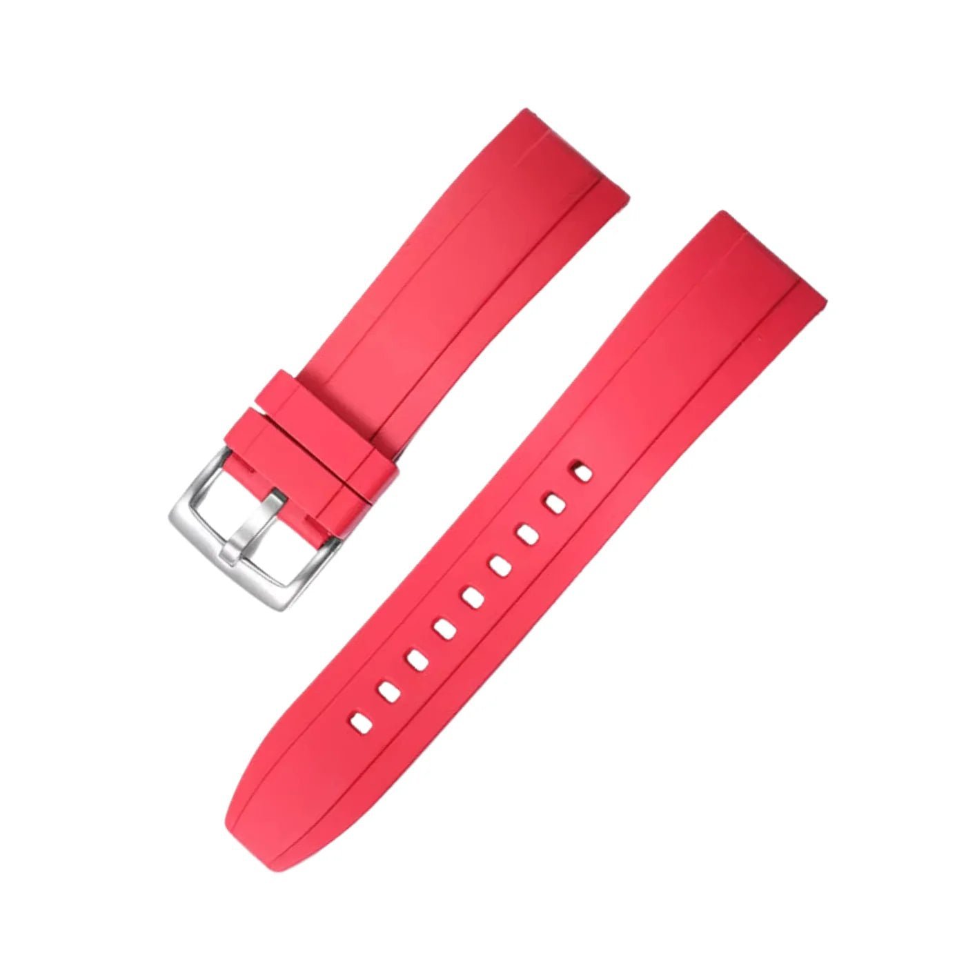 Rubber Strap - For all Breitling Navitimer Models - Red