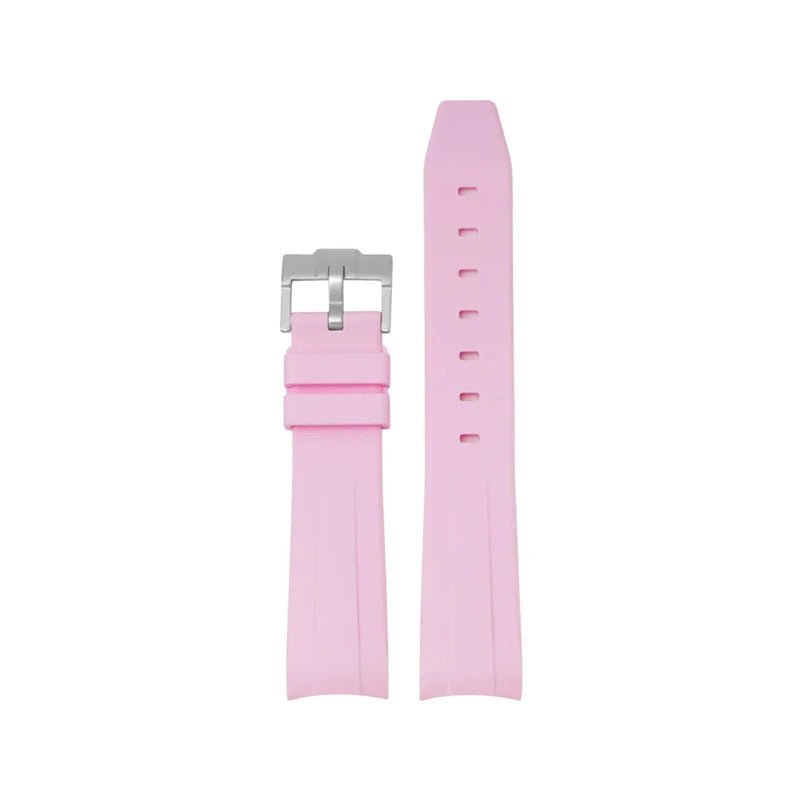 Rubber Strap – For Hamilton Khaki Field (38mm/40mm/42mm) - Pink - Image 3