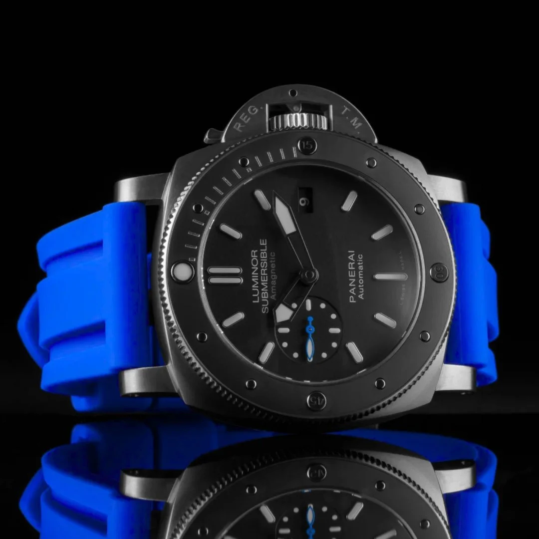 Rubber Strap - For Panerai - Blue - Image 2