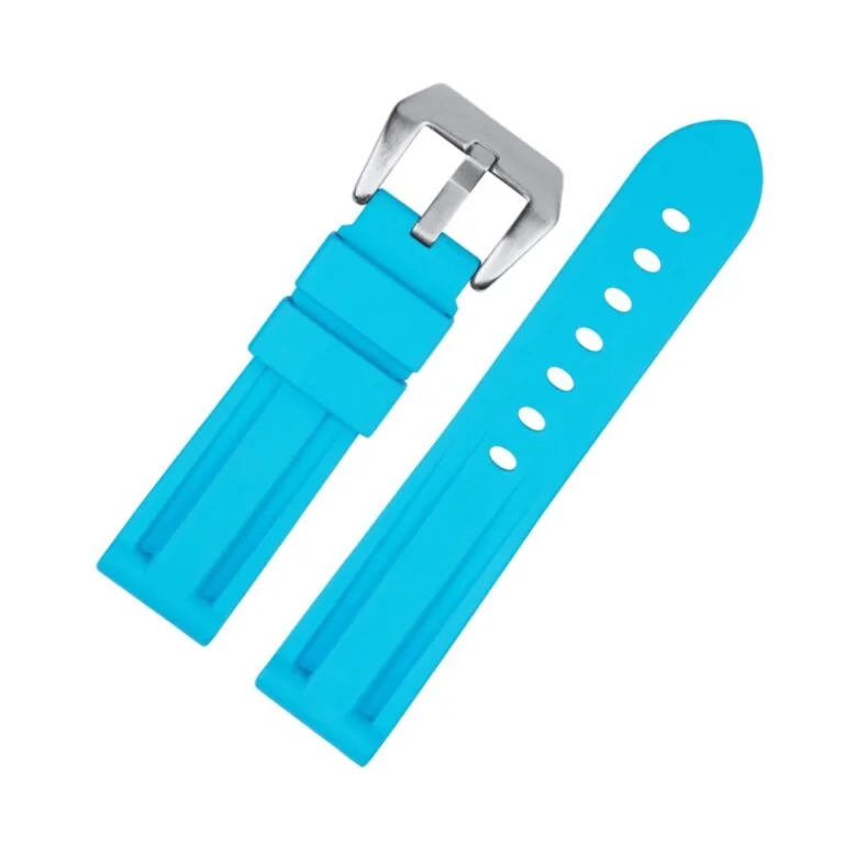 Rubber Strap - For Panerai - Light Blue