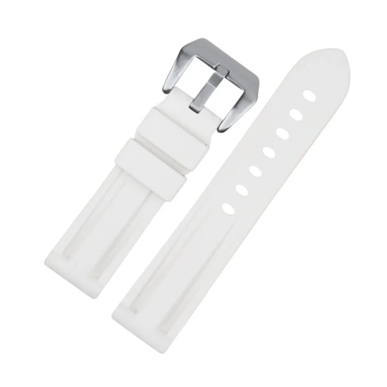 Rubber Strap - For Panerai - White