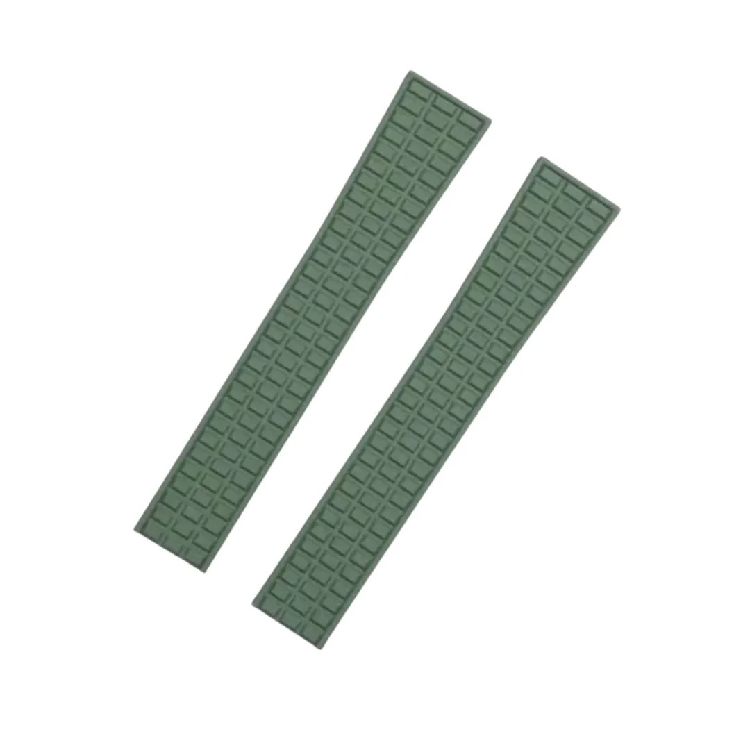 Rubber Strap - For Patek Philippe Aquanaut 5067A-001, 5065, 5066, 5064, 5068R & More - Green