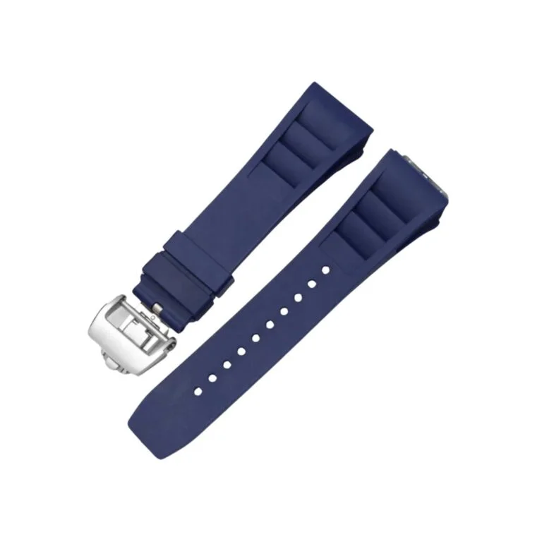 Rubber Strap - For Richard Mille RM011 | RM35 | RM50 | RM52 | RM57 | RM65 - Navy Blue