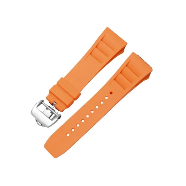 Rubber Strap - For Richard Mille RM011 | RM35 | RM50 | RM52 | RM57 | RM65 - Orange