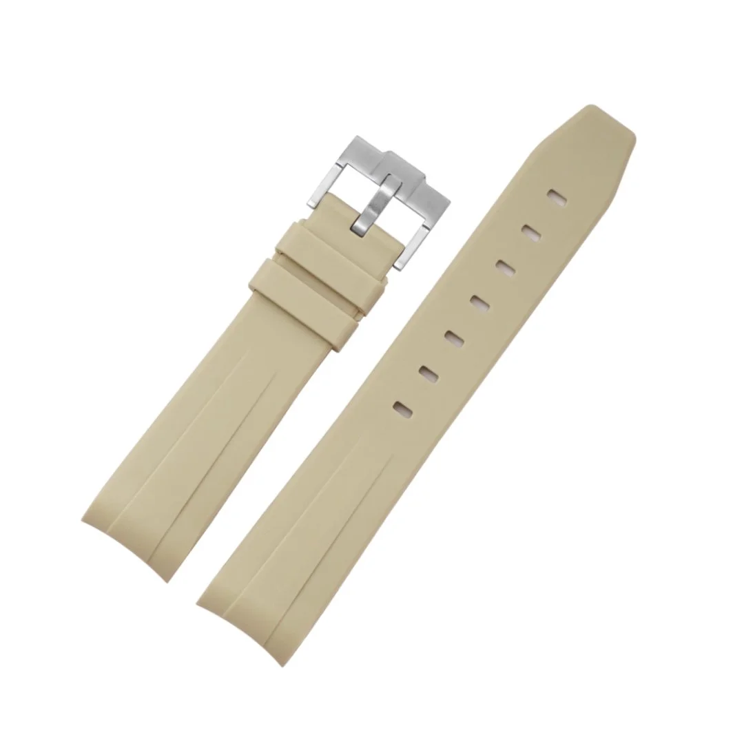 Rubber Strap - For Rolex Datejust 36 - Beige - Image 2