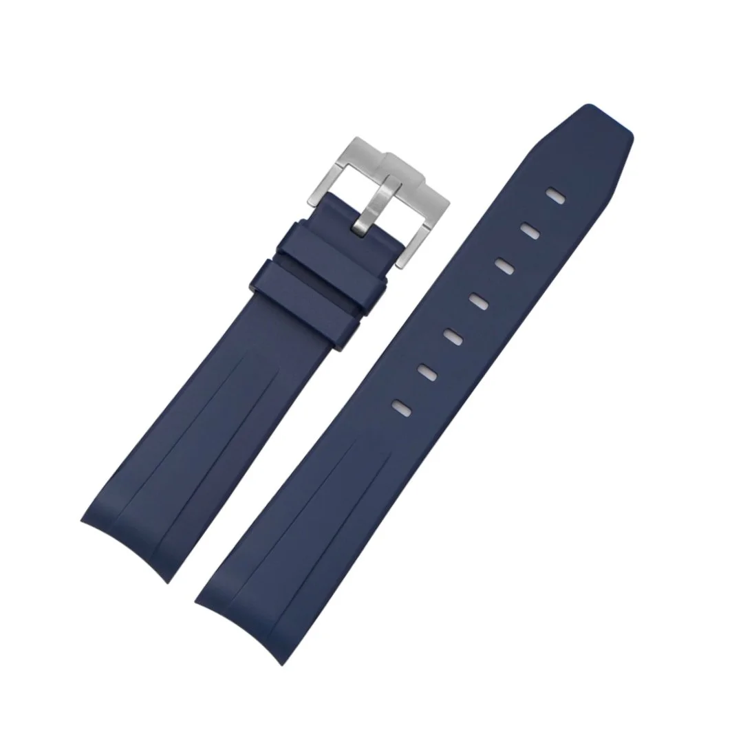 Rubber Strap - For Rolex Day-Date II 41mm - Navy Blue - Image 2