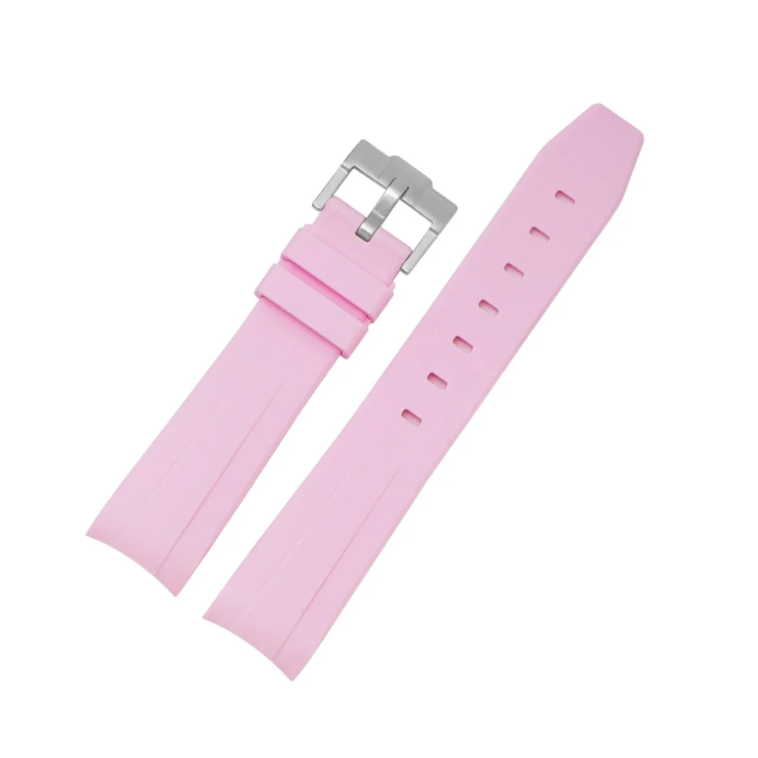 Rubber Strap - For Rolex Day-Date II 41mm - Pink - Image 2